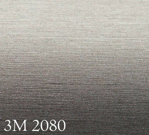 3M 2080 BR230 Car Wrapping Film Brushed Titanium Gray Repositioning 