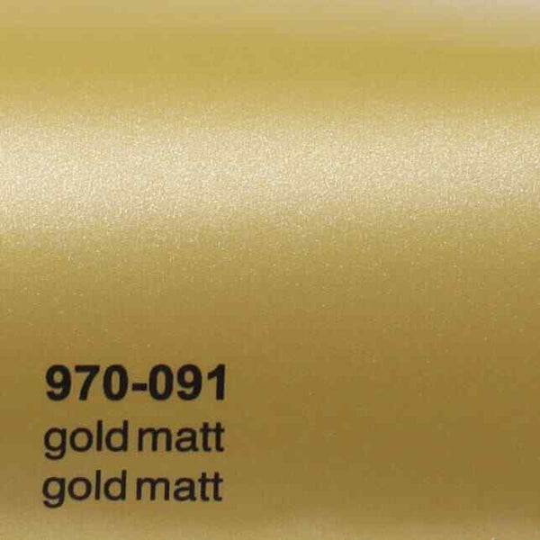 Oracal 970 091 Matt Metallic Gold Professional Wrapping Film 