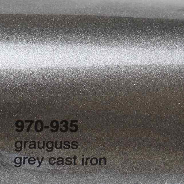 Oracal 970 935 Steel Gray Metallic Gloss Profession Wrapping Film 