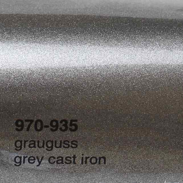 Oracal 970 935 Grigio Acciaio Metallizzato Lucido Pellicola Wrapping Profession