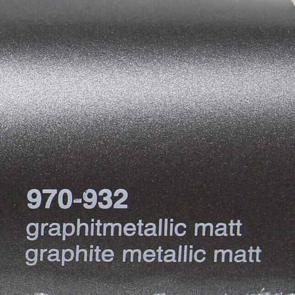 Oracal 970 932 Film d'emballage professionnel gris graphite métallisé mat 