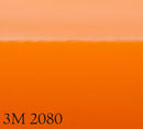 Film d'emballage de voiture 3M 2080 G54 brillant orange vif avec protection entre