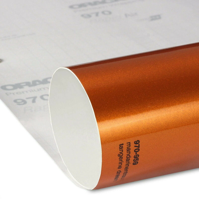 Oracal 970 959 Mandarin Orange Metallic Gloss Professional Wrapping Film 