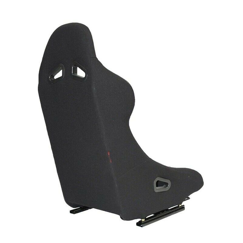 Pair of wraparound sports seats for cars in black fabric similar to FK N040 right/left 