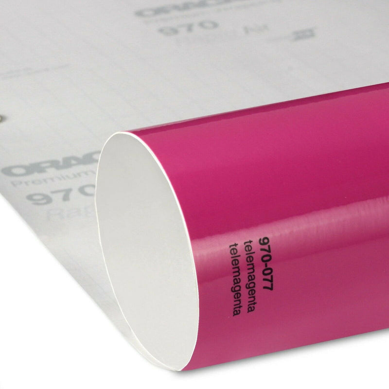 Oracal 970 077 Magenta Fucsia Pellicola Wrapping Professionale Lucida Auto