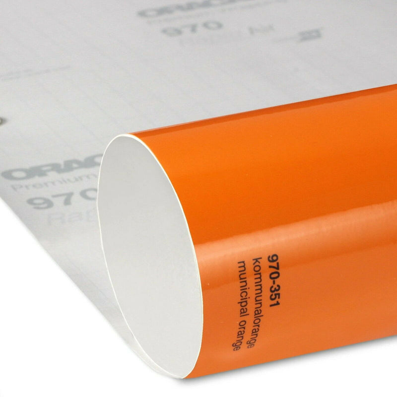 Oracal 970 351 Orange Ambulance Professional Gloss Car Wrapping Film 