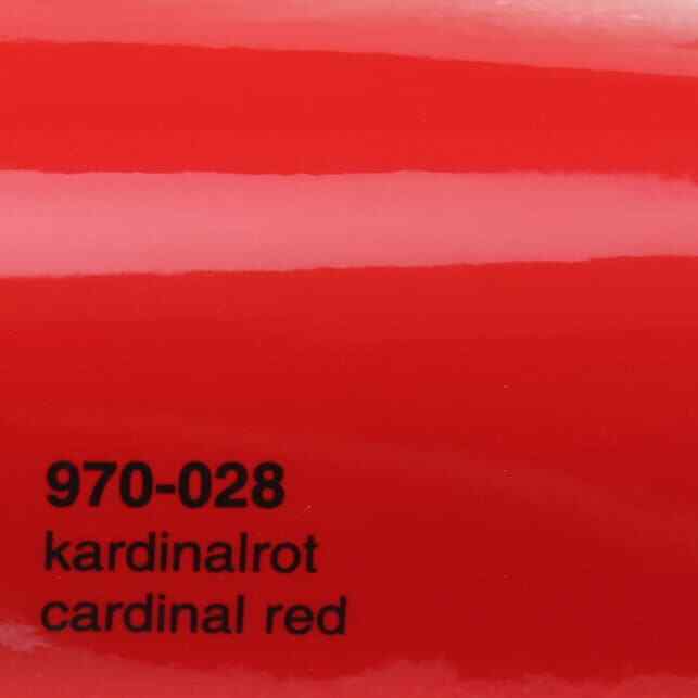 Oracal 970 028 Rosso Cardinale Pellicola Wrapping Professionale Lucida Auto