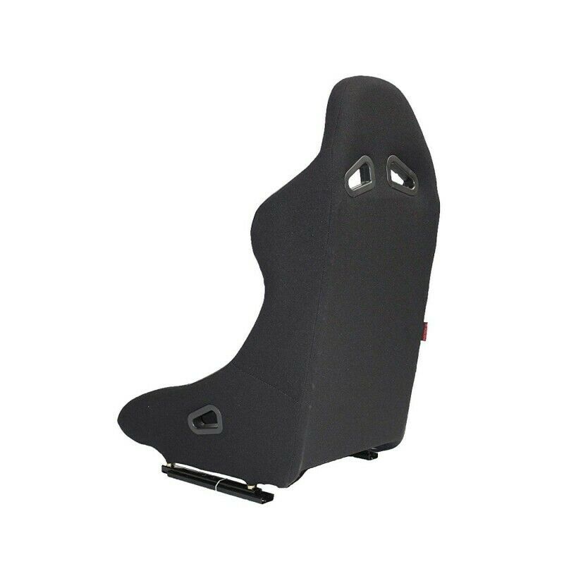 Pair of wraparound sports seats for cars in black fabric similar to FK N040 right/left 