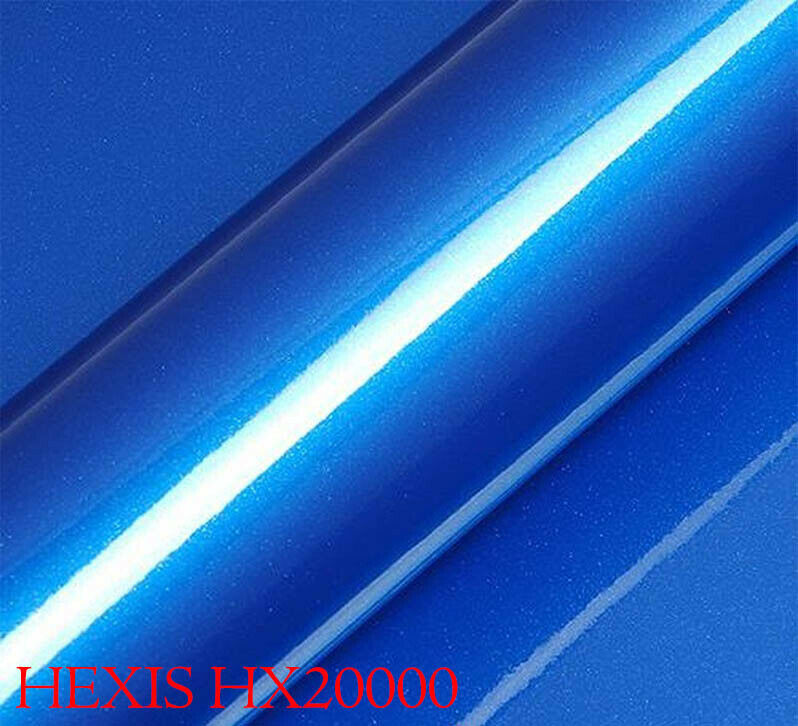 HEXIS HX20P004B Car Wrapping Film Blue Apollo Gloss 