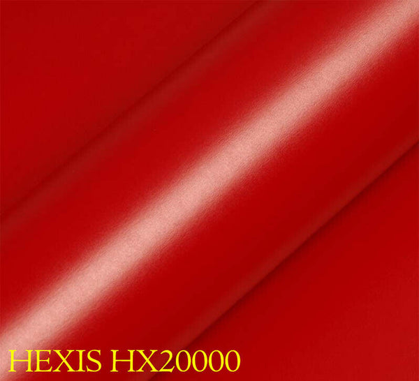 HEXIS HX20200M Film d'emballage de voiture rouge sang mat 