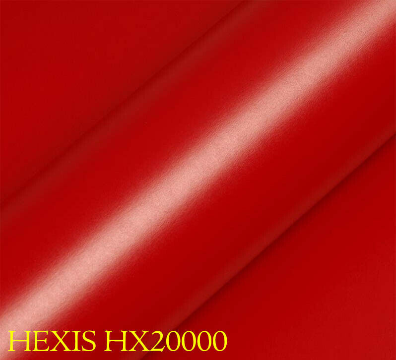 HEXIS HX20200M Film d'emballage de voiture rouge sang mat 