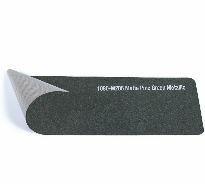 3M 2080 M206 Pellicola Car Wrapping Verde Pino Opaco Metallizzato Riposizionabil