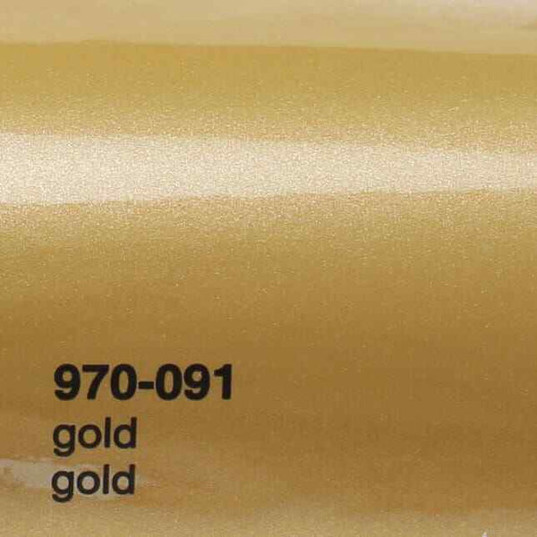 Oracal 970 091 Metallic Gold Professional Gloss Car Wrapping Film 