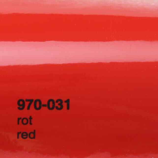 Oracal 970 031 Rosso Pellicola Wrapping Professionale Lucida Auto