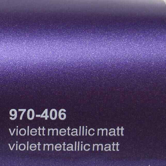 Oracal 970 406 Matt Metallic Purple Professional Car Wrapping Film