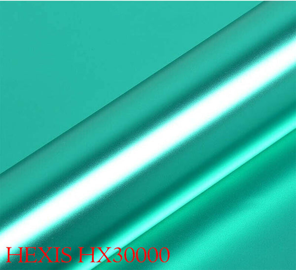 HEXIS HX30SCH09S Car Wrapping Film Turquoise Satin Chrome 