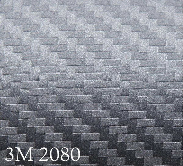 3M 2080 CFS201 Car Wrapping Film Anthracite Carbon Fiber Repositioning