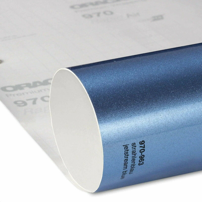 Oracal 970 963 Light Blue Metallic Professional Car Wrapping Film 