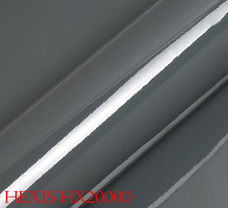 HEXIS HX20445B Glossy Pearl Gray Car Wrapping Film 