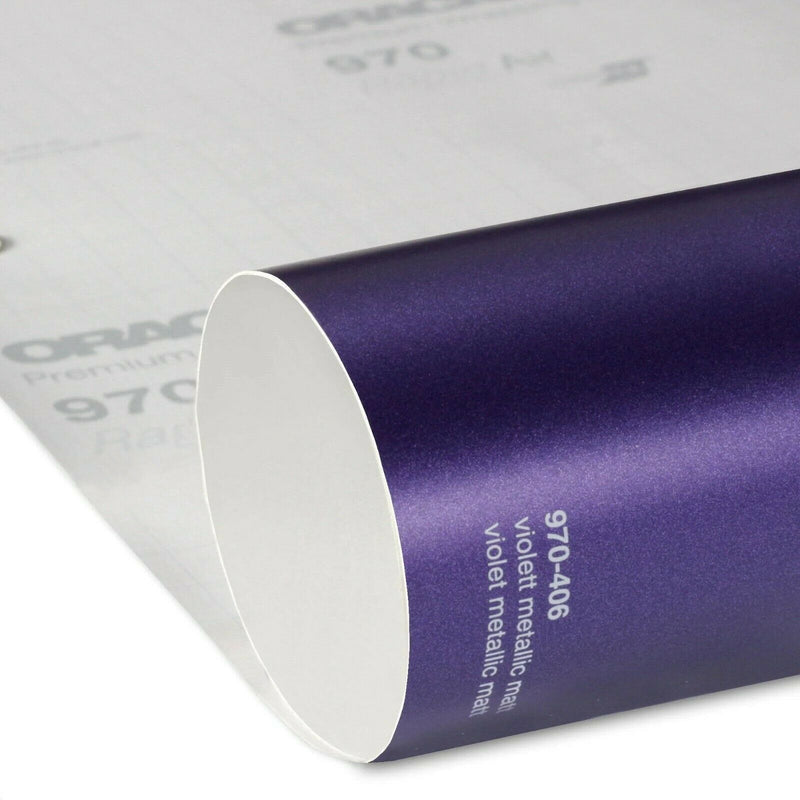 Oracal 970 406 Matt Metallic Purple Professional Car Wrapping Film