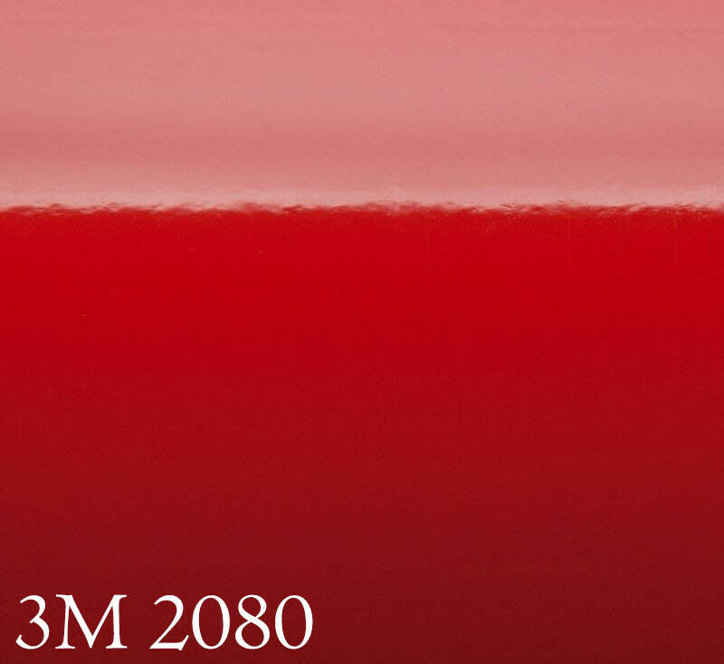 3M 2080 G83 Car Wrapping Film Dark Red Gloss with transparent protection 