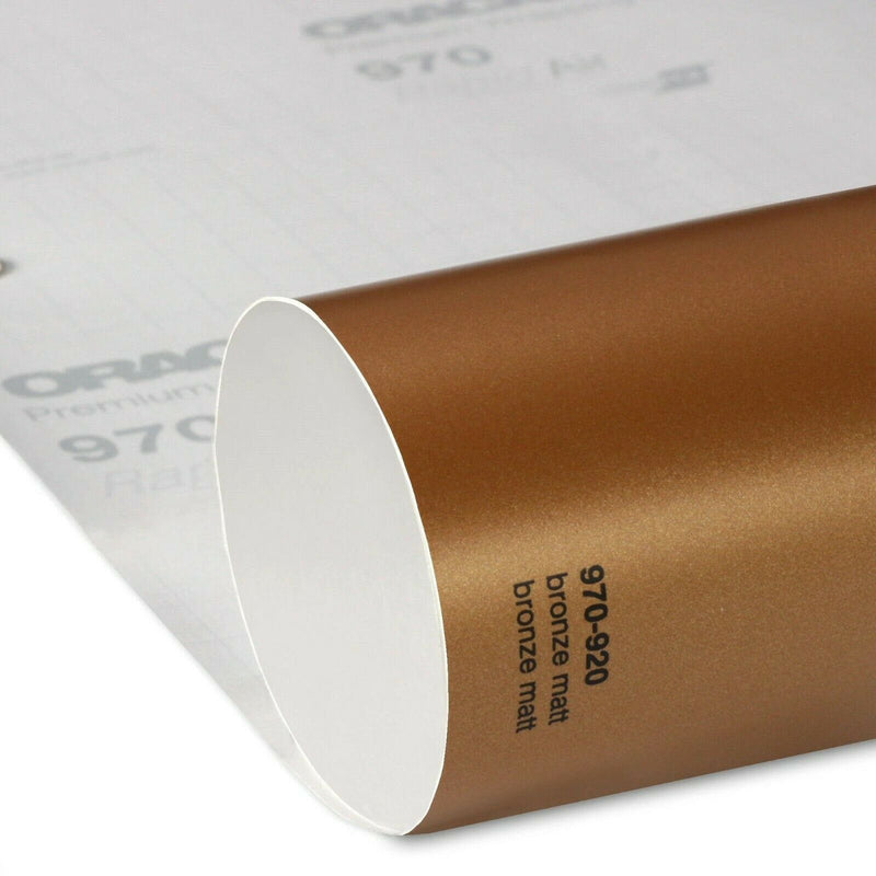 Oracal 970 920 Matte Metallic Bronze Professional Car Wrapping Film 