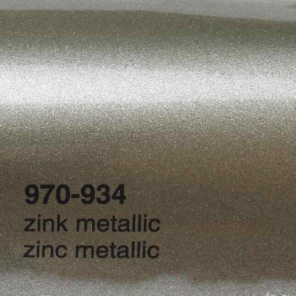 Oracal 970 934 Film d'emballage professionnel gris zinc brillant métallisé 