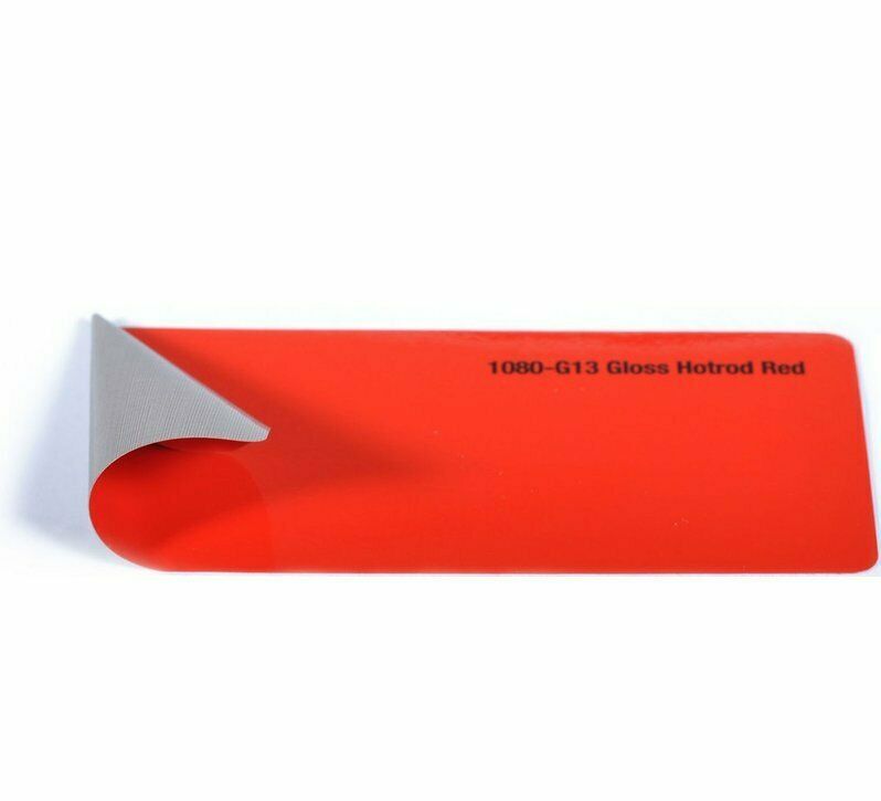 3M 2080 G13 Gloss Red Car Wrapping Film with transparent protection 