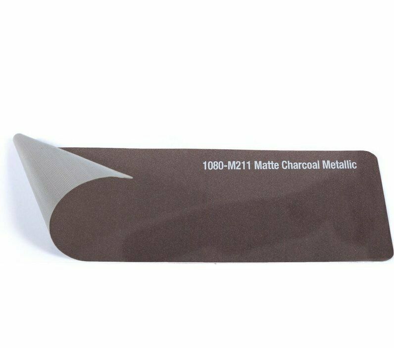 3M 2080 M211 Car Wrapping Film Charcoal Gray Titanium Matt Metallic 