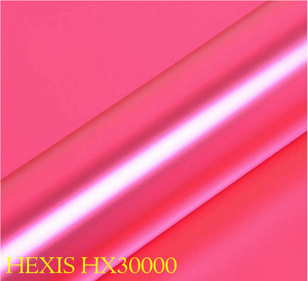 HEXIS HX30SCH10S Film d'emballage pour voiture Rose Satiné Chrome 