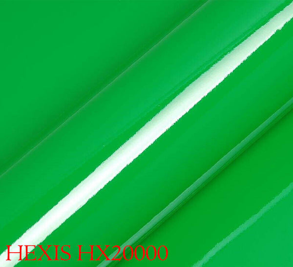 HEXIS HX20000 Gloss Apple Green Car Wrapping Film 