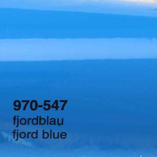 Oracal 970 547 Brilliant Fjord Blue Film d'emballage de voiture brillant professionnel 