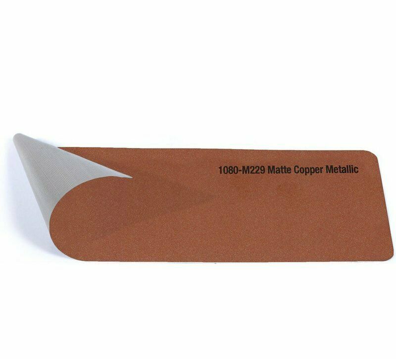 3M 2080 M229 Car Wrapping Film Copper Matt Metallic Repositionable 