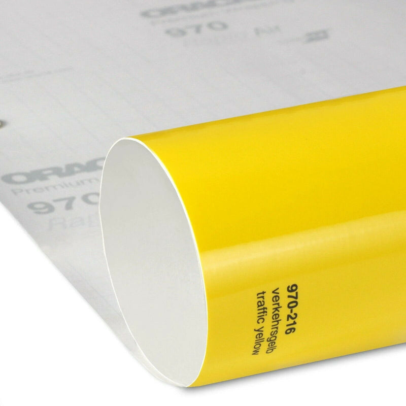 Oracal 970 216 Traffic Yellow Professional Gloss Car Wrapping Film