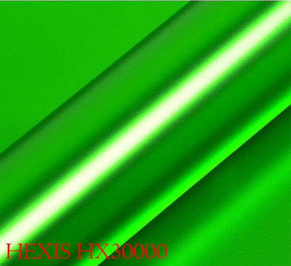 HEXIS HX30SCH04S Car Wrapping Film Green Satin Chrome 