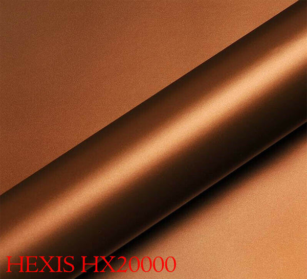 HEXIS HX20661S Car Wrapping Film Bronze Canyon Metallic Satin 