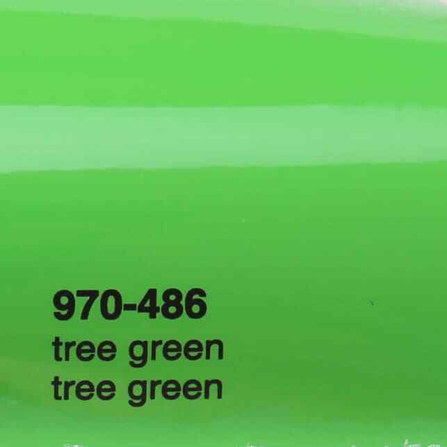 Oracal 970 486 Green Tree Film d'emballage de voiture brillant professionnel