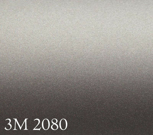 Film d'emballage pour voiture 3M 2080 M230, aluminium gris mat repositionnable 