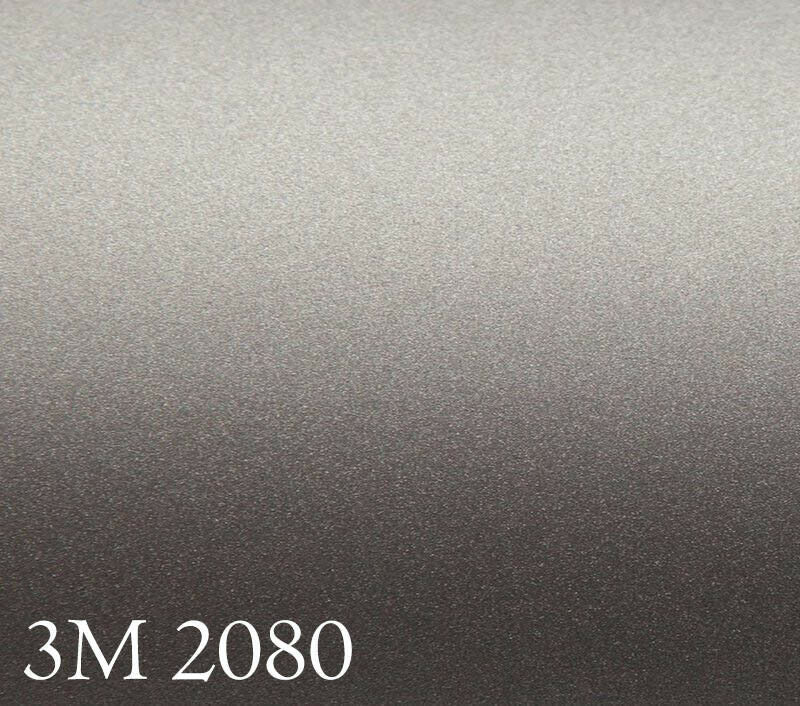 3M 2080 M230 Car Wrapping Film Aluminum Gray Matt Repositionable 