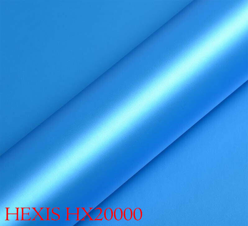 HEXIS HX20219S Car Wrapping Film Blue Ara Metallic Satin 