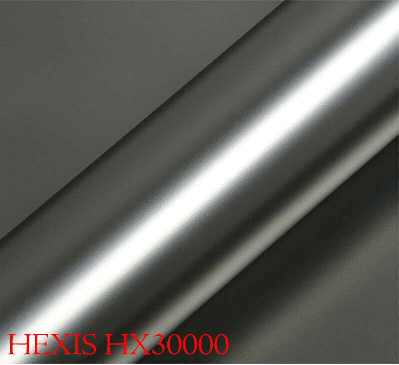 HEXIS HX30SCH03S Film d'emballage pour voiture Titane Chrome Chrome satiné 