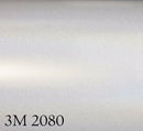 3M 2080 SP280 Film d'emballage de voiture Pearl White Ghost Satin Flip Reposition 