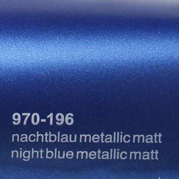 Oracal 970 196 Blu Notte Metallizzato Opaco Pellicola Wrapping Professional Auto