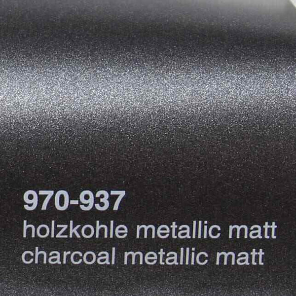 Oracal 970 937 Titanium Gray Metallic Charcoal Matt Wrapping Film 