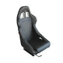 Coppia Sedili sportivi avvolgenti per auto simil FX pelle nera N080 dx/sx