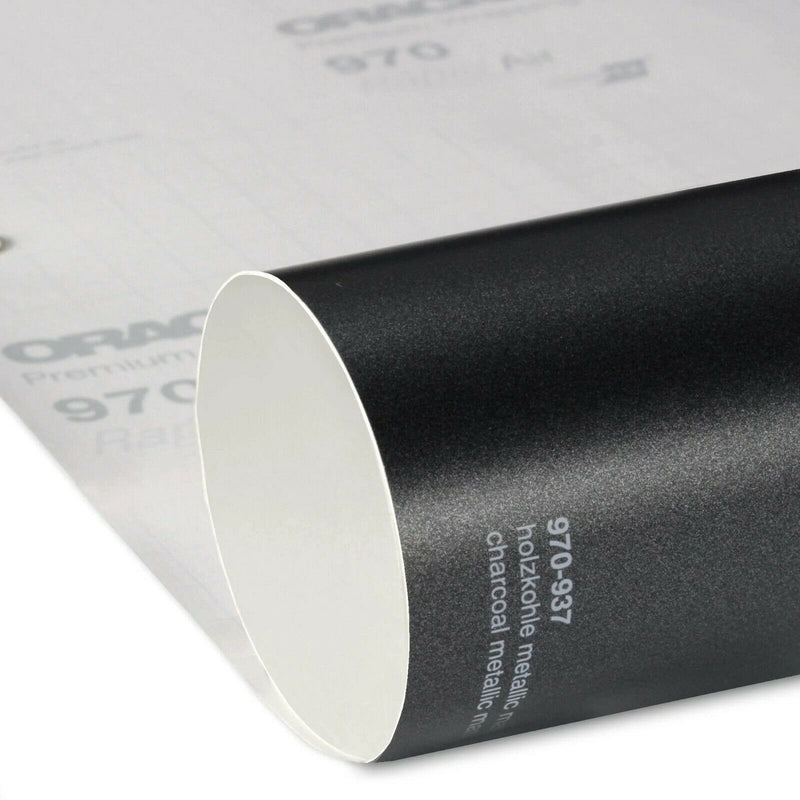 Oracal 970 937 Titanium Gray Metallic Charcoal Matt Wrapping Film 