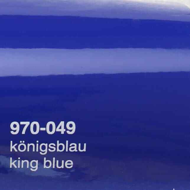 Oracal 970 049 Royal Blue Medium Professional Gloss Car Wrapping Film 