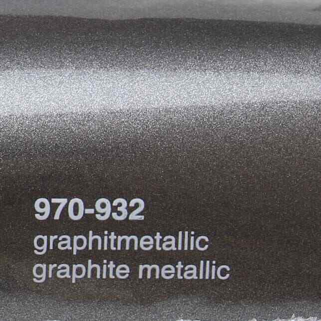 Oracal 970 932 Graphite Gray Metallic Gloss Profession Wrapping Film