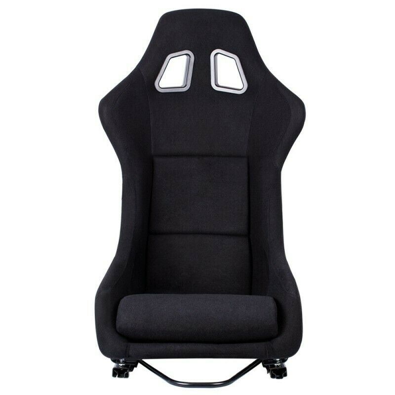 Pair of FK-like sports bucket seats for cars, black canvas N085 right/left 