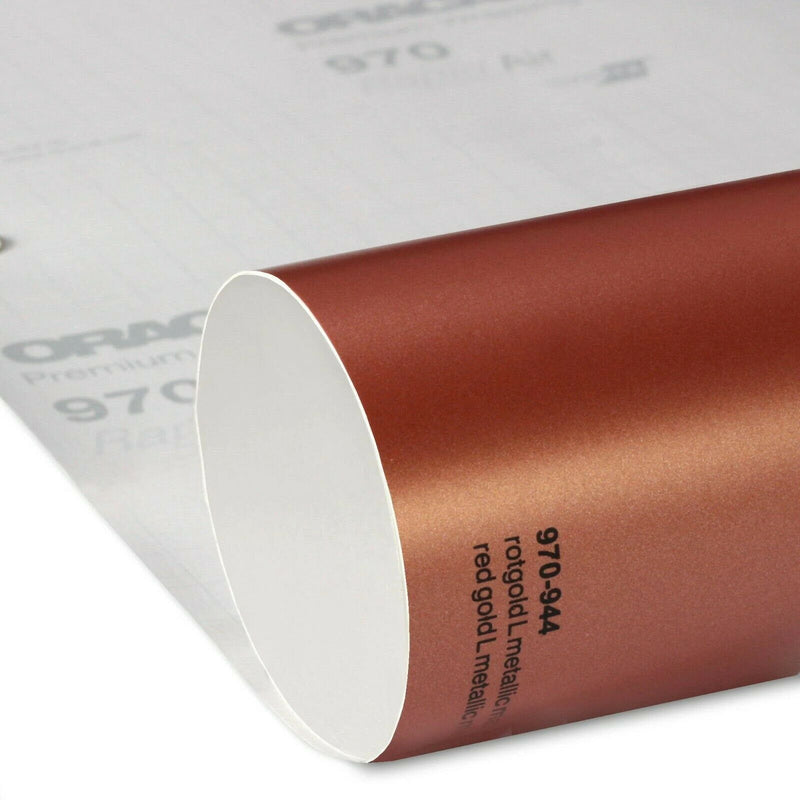 Oracal 970 944 Gold Red Metallic Matt Professional Wrapping Film 